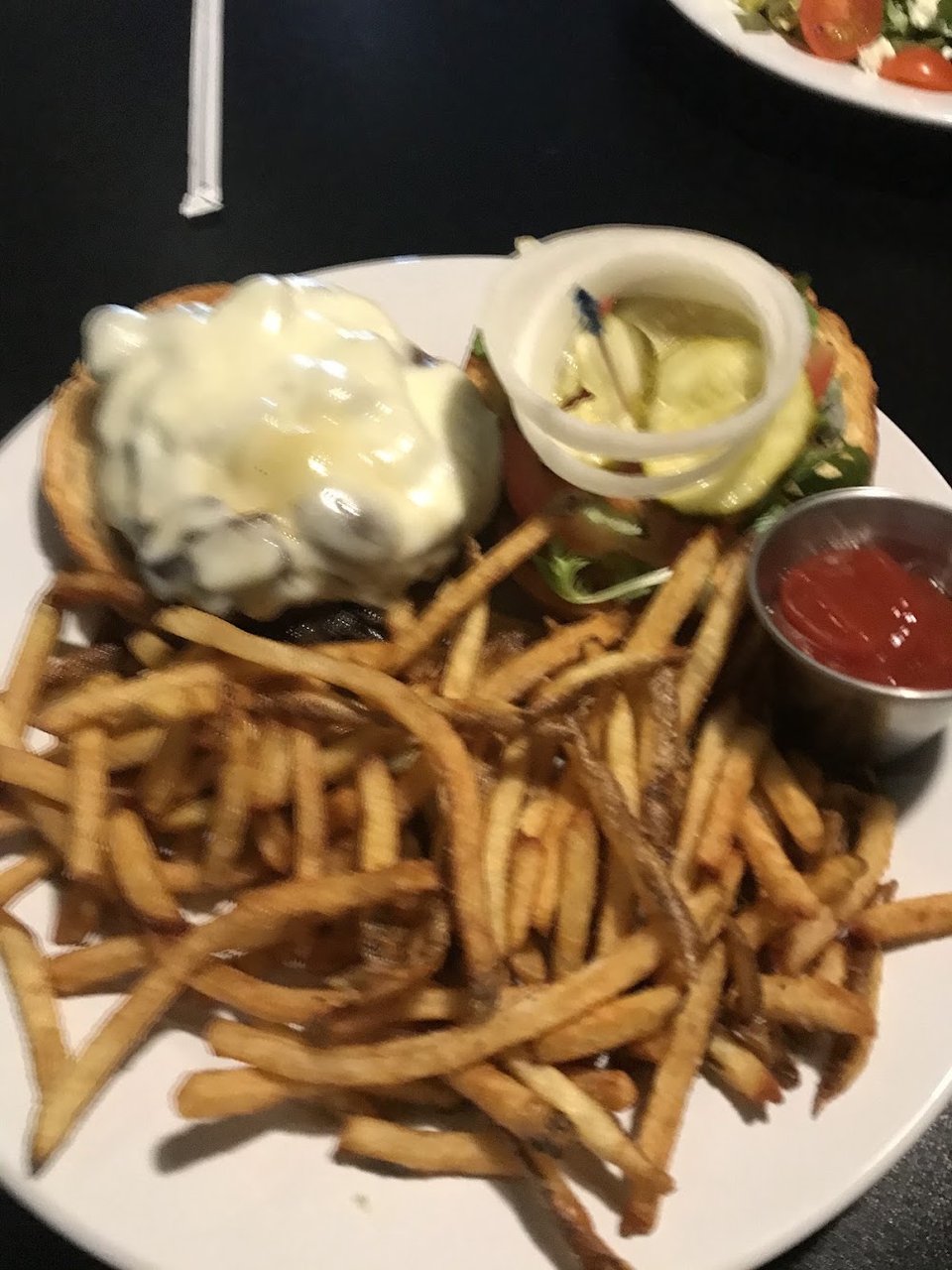 Mushroom & Provolone Burger