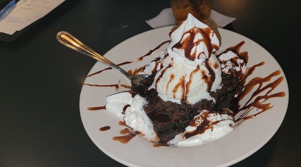 Chocolate Brownie a La Mode